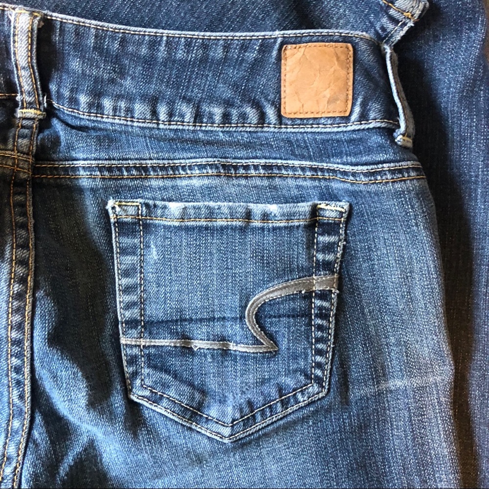 American Eagle Artist Stretch Jeans size 8 Long